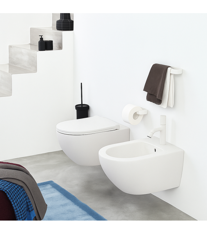 SET SANITARI SOSPESI CERAMICA CIELO SERIE ERA BIANCO OPACO ERVSKTL + ERBSTL + CPVERTFTL