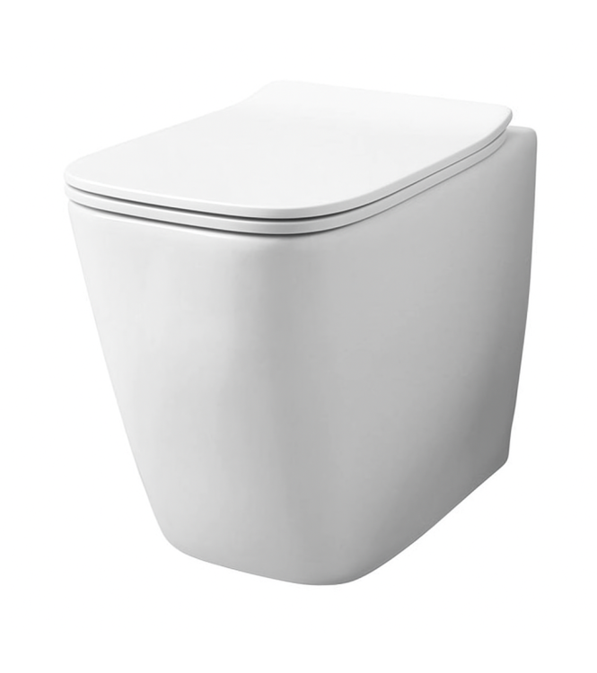 FLUSH-MOUNTED TOILET WITHOUT FLUSH VALVE SERIES A 16 ART-CERAM MATT WHITE - ASV00405