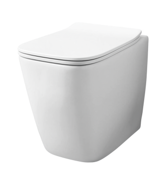 FLUSH-MOUNTED TOILET WITHOUT FLUSH VALVE SERIES A 16 ART-CERAM MATT WHITE - ASV00405