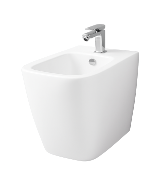 FLOOR-MOUNTED BIDET SERIES A 16 ART-CERAM MATT WHITE - ASB00205