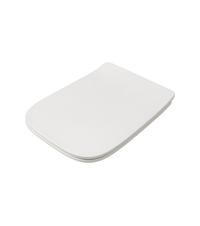 A 16 SLIM SLOW-CLOSE SEAT WITH QUICK RELEASE A 16 SERIES, MATT WHITE - ASA00105