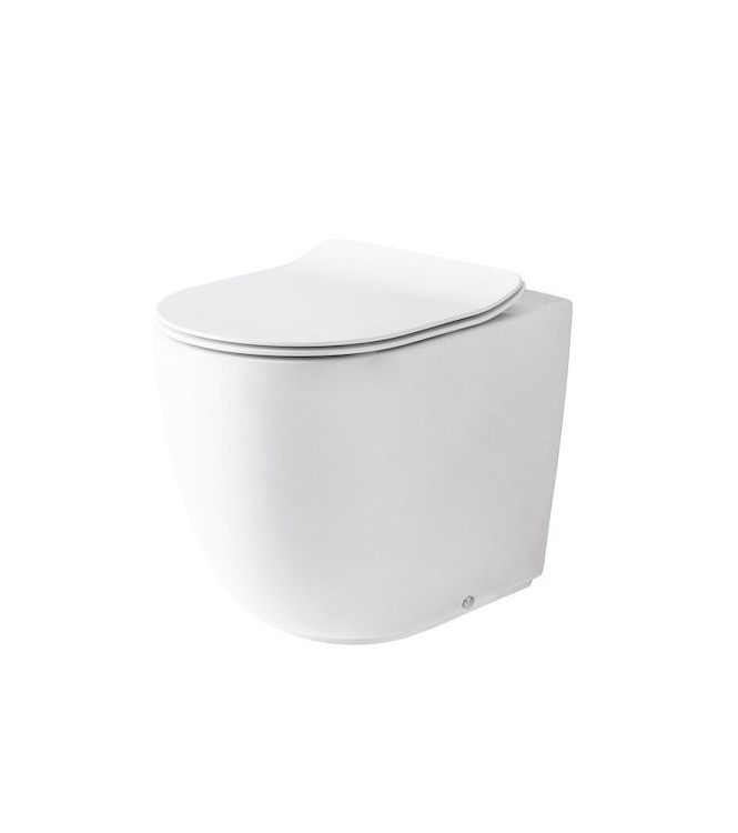 FLOOR-MOUNTED TOILET WITHOUT FLUSH VALVE FILE SERIES ART-CERAM GLOSSY WHITE - FLV00501