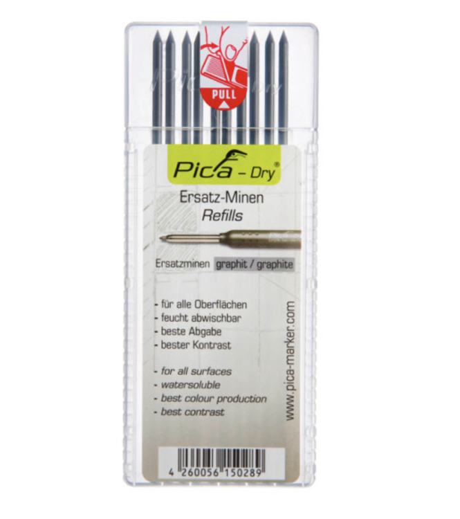 PICA REPLACEMENT REFILLS FOR PICA DRY BLACK MARKER - 4030  