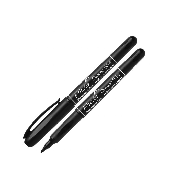 PICA PERMANENT MARKER BLACK MEDIUM TIP - 534/46