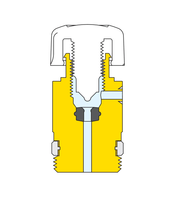 MANUAL AIR VENT VALVE 1/4 - CALEFFI 505521