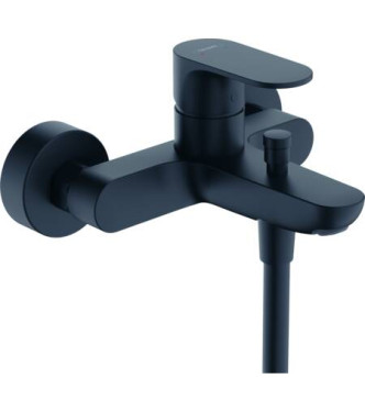 HANSGROHE REBRIS S SINGLE-LEVER EXTERNAL BATH MIXER MATT BLACK - 72440670