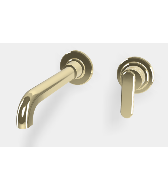 PARK LANE CHAMPAGNE WALL-MOUNTED WASHBASIN MIXER - FIMA F1301WLX9HL