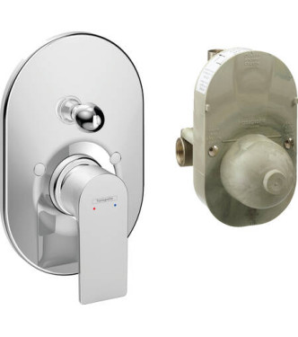 HANSGROHE REBRIS E SET SINGLE-LEVER BASIN MIXER, CHROME, BUILT-IN - 72458000