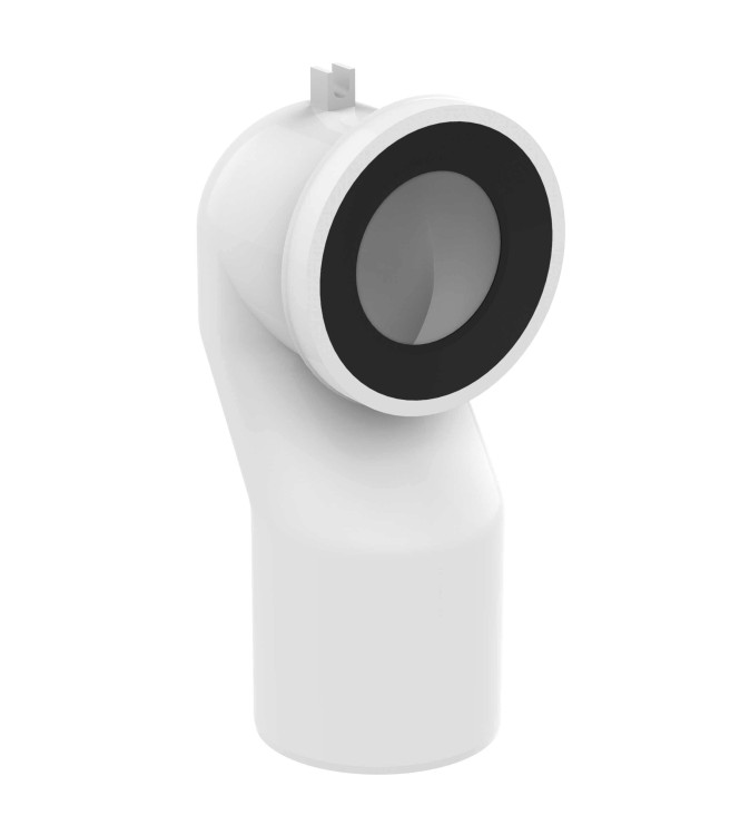 CURVA TECNICA PER SCARICO A PAVIMENTO REGOLABILE - IDEAL STANDARD J324867