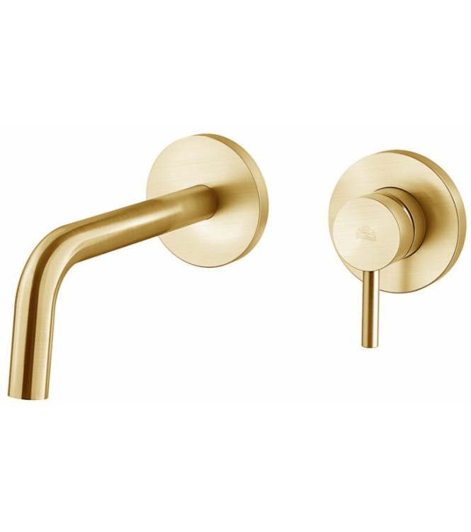MISCELATORE AD INCASSO LIGHT PER LAVABO, ORO SATINATO - PAFFONI LIG006HGSP70