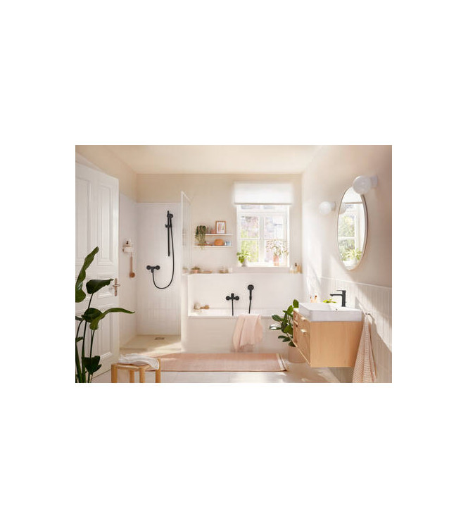 HANSGROHE REBRIS S SINGLE-LEVER BASIN MIXER COOLSTART WITH DRAIN BLACK MATT - 72519670