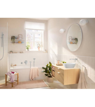 HANSGROHE REBRIS S SINGLE-LEVER BASIN MIXER, WALL-MOUNTED, CHROME - 72528000