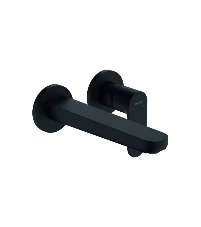 HANSGROHE REBRIS S SINGLE-LEVER BASIN MIXER, WALL-MOUNTED, MATT BLACK - 72528670
