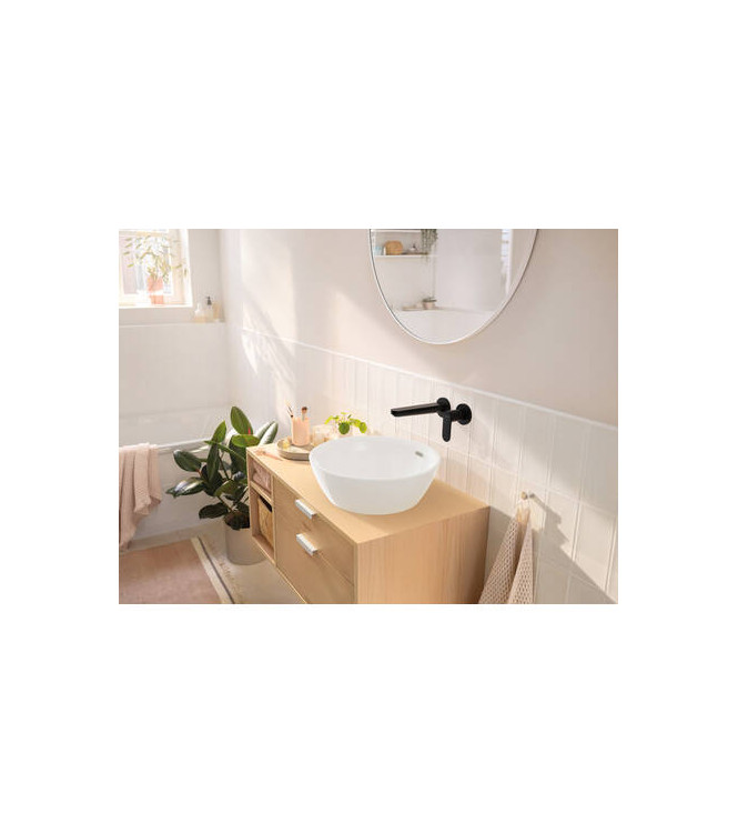 HANSGROHE REBRIS S MISCELATORE MONOCOMANDO LAVABO INCASSO PARETE NERO OPACO - 72528670