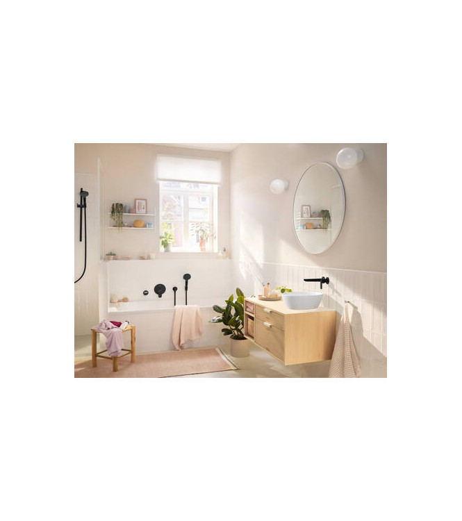 HANSGROHE REBRIS S MISCELATORE MONOCOMANDO LAVABO INCASSO PARETE NERO OPACO - 72528670