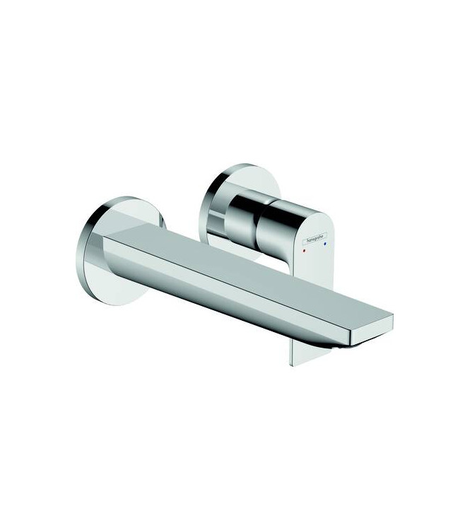 HANSGROHE REBRIS AND SINGLE-LEVER BASIN MIXER, WALL-MOUNTED, CHROME - 72568000