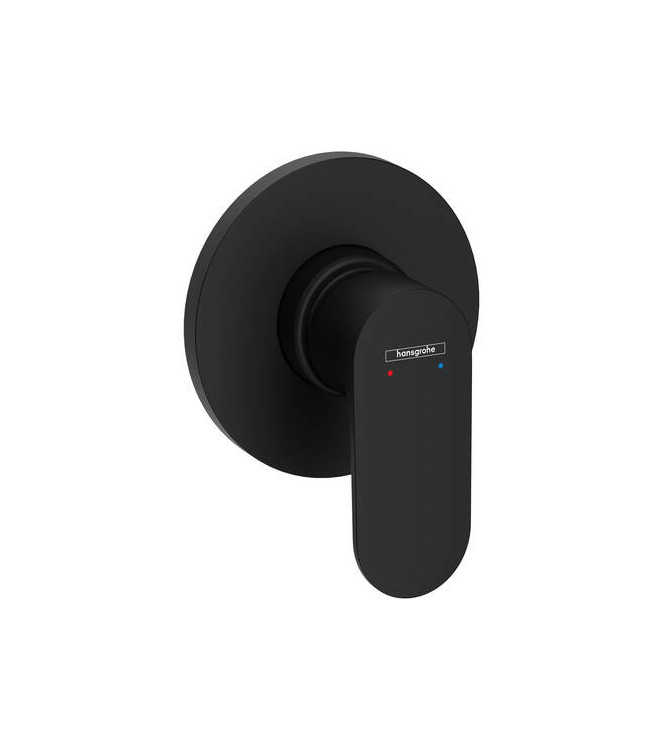HANSGROHE REBRIS S SINGLE-LEVER SHOWER MIXER, BUILT-IN, MATT BLACK - 72649670