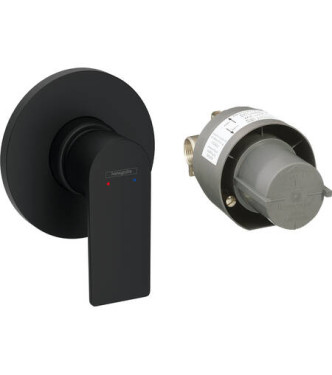 HANSGROHE REBRIS E SET MISCELATORE MONOCOMANDO VASCA INCASSO NERO OPACO - 72658670