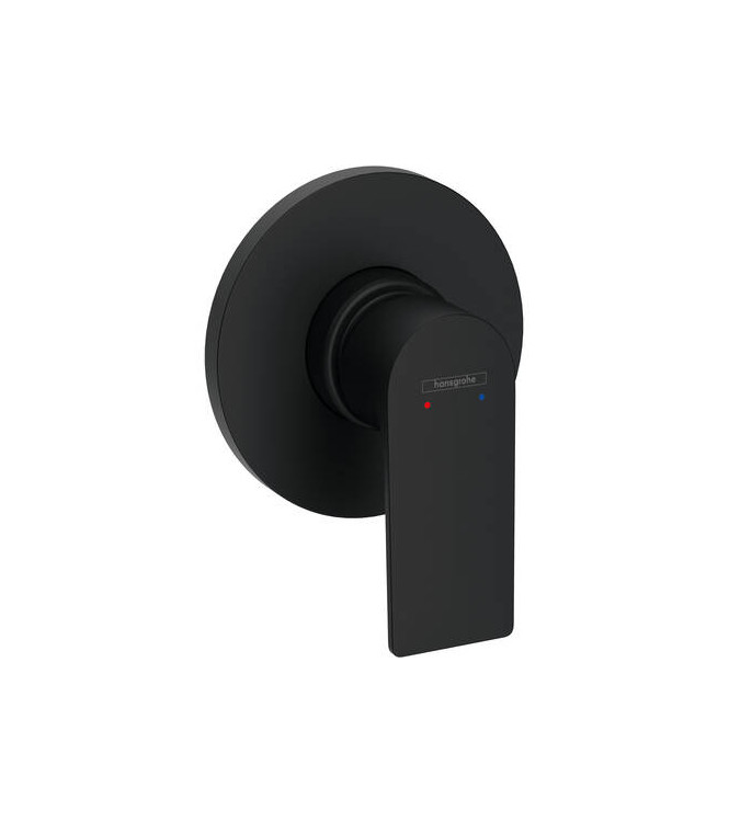 HANSGROHE REBRIS E SINGLE-LEVER SHOWER MIXER, BUILT-IN, MATT BLACK - 72659670