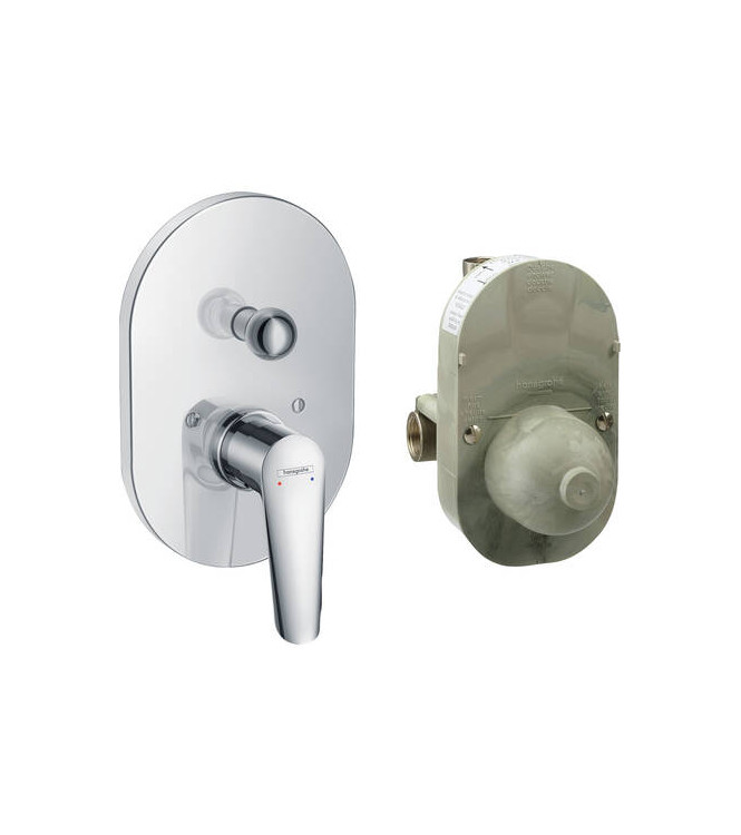 HANSGROHE HG LOGIS E SET MISCELATORE VASCA AD INCASSO, CROMO - 71408000
