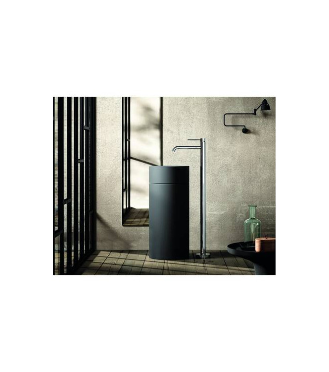 PAFFONI LIGHT MISCELATORE MONOCOMANDO LAVABO A PAVIMENTO CROMATO - LIG031CR