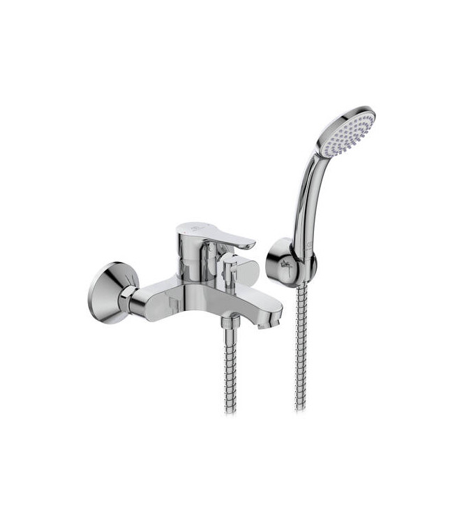 MISCELATORE ESTERNO VASCA-DOCCIA IDEAL STANDARD ALPHA CON ACCESSORI - CROMO / BC676AA