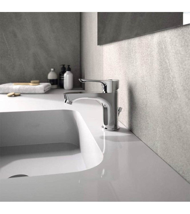 MISCELATORE LAVABO H75 IDEAL STANDARD ALPHA CON SCARICO AUTOMATICO - CROMO / BC647AA