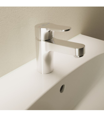 IDEAL STANDARD CERABASE H80 WASHBASIN MIXER WITH 3.8L AUTOMATIC DRAIN - CHROME / BC829AA