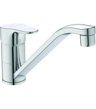 MISCELATORE CUCINA IDEAL STANDARD CERABASE CON BOCCA BASSA TUBOLARE - CROMO / BD431AA