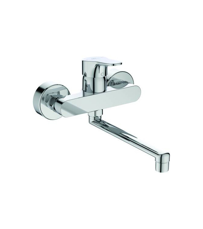 IDEAL STANDARD CERABASE EXTERNAL KITCHEN MIXER WITH TUBULAR SPOUT - CHROME / BD488AA