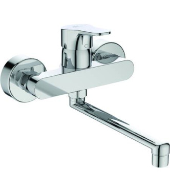 IDEAL STANDARD CERABASE EXTERNAL KITCHEN MIXER WITH TUBULAR SPOUT - CHROME / BD488AA
