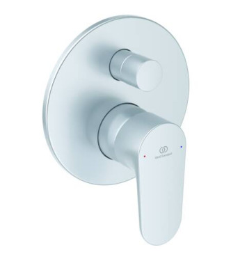 IDEAL STANDARD CERAFINE O COMPLETE BUILT-IN BATH/SHOWER MIXER - MATT SILVER / A7193SI