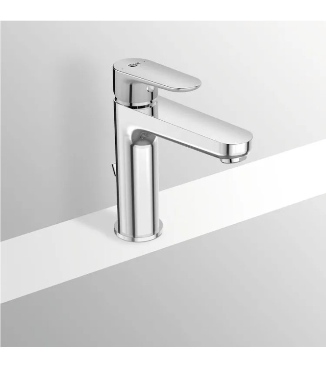 MISCELATORE LAVABO H120 IDEAL STANDARD CERAFINE O CON SCARICO 3.8L - CROMO / BC699AA