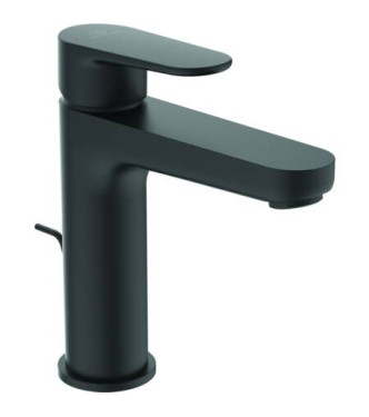 MISCELATORE LAVABO H120 IDEAL STANDARD CERAFINE O CON SCARICO 3.8L - NERO / BC699XG