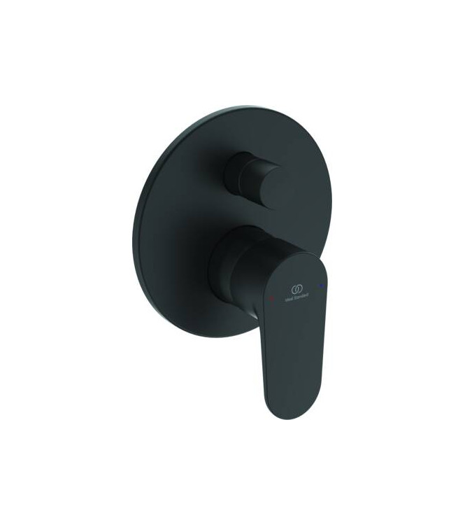 PARTI ESTERNE PER MISCELATORE INCASSO VASCA/DOCCIA IDEAL STANDARD CERAFINE O - NERO SETA / BD135XG