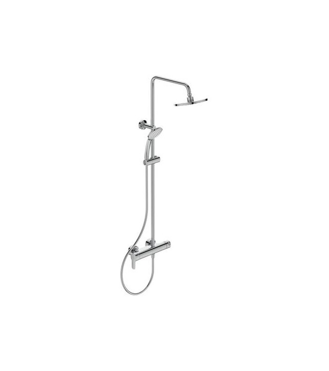IDEAL STANDARD CERAFINE MECHANICAL SHOWER COLUMN OR WITH D200 SHOWER HEAD - CHROME / BC750AA
