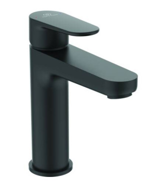 IDEAL STANDARD CERAFINE O WASHBASIN MIXER WITH CLICK-CLACK DRAIN - SILK BLACK / BD131XG
