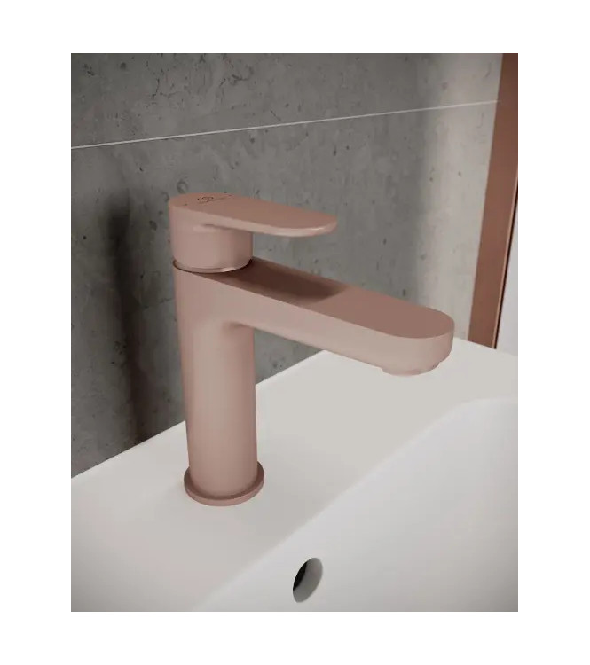 IDEAL STANDARD CERAFINE O WASHBASIN MIXER WITH CLICK-CLACK DRAIN - ROSE GOLD / BD131RO