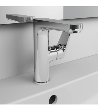 IDEAL STANDARD CERAFINE WASHBASIN MIXER OR WITH SIDE LEVER - CHROME / BC703AA