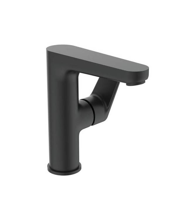 MISCELATORE LAVABO H155 IDEAL STANDARD CERAFINE O CON SCARICO 3.8L - NERO / BC555XG