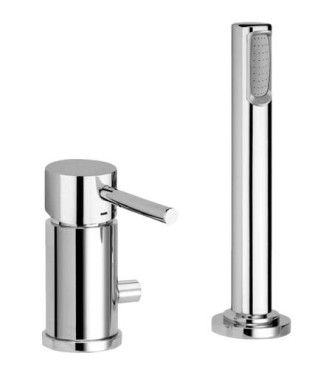 PAFFONI LIGHT MISCELATORE BORDO VASCA 2 FORI CROMATO - LIG041LCR