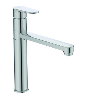 IDEAL STANDARD CERAFINE HIGH SPOUT KITCHEN MIXER WITH OR WITHOUT PULL-OUT SPRAY - CHROME / BC501AA