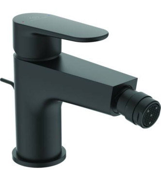 IDEAL STANDARD CERAFINE BIDET MIXER OR WITH 3.8L DRAIN - SILK BLACK / BC705XG