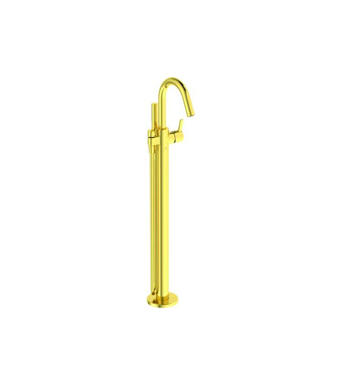 MISCELATORE VASCA-DOCCIA FREESTANDING IDEAL STANDARD JOY CON ACCESSORI - BRUSHED GOLD / BD461A2