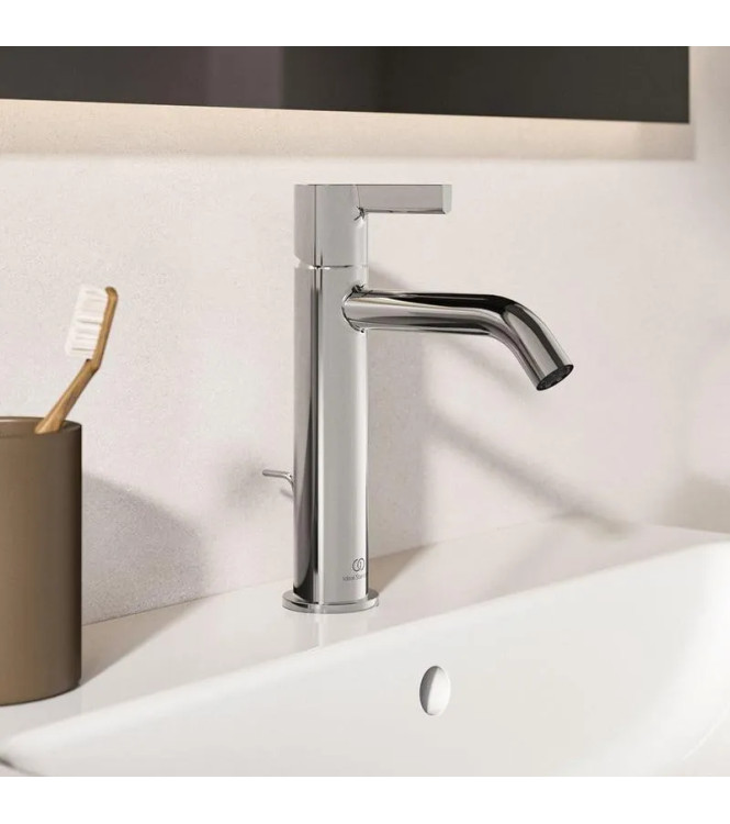 IDEAL STANDARD JOY HIGH WASHBASIN MIXER WITH 3.8L DRAIN - CHROME / BE278AA