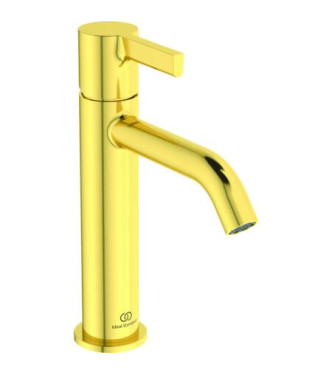 IDEAL STANDARD JOY HIGH WASHBASIN MIXER WITHOUT 3.8L DRAIN - BRUSHED GOLD / BE279A2
