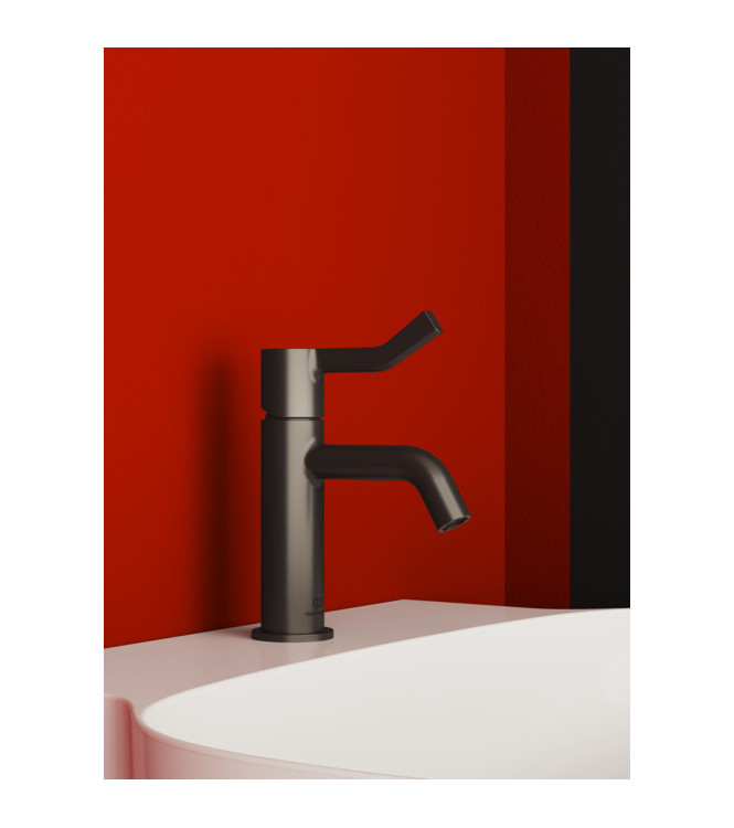 MISCELATORE LAVABO IDEAL STANDARD JOY LEVA LUNGA CON SCARICO - MAGNETIC GREY / BD467A5