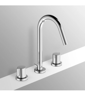 MISCELATORE LAVABO 3 FORI IDEAL STANDARD JOY CON SCARICO 5L - CROMO / BC783AA