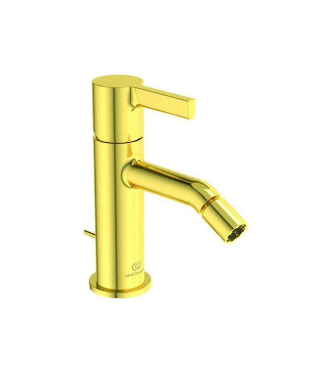 IDEAL STANDARD JOY BIDET MIXER WITH 5L DRAIN - BRUSHED GOLD / BC784A2