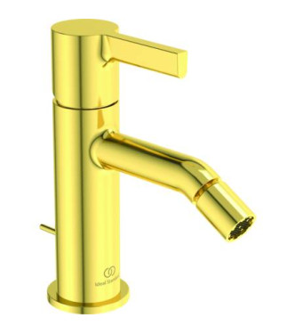 IDEAL STANDARD JOY BIDET MIXER WITH 5L DRAIN - BRUSHED GOLD / BC784A2